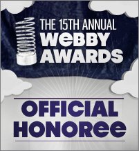 15TH ANNUAL WEBBY AWARDS OFFICIAL HONOREE